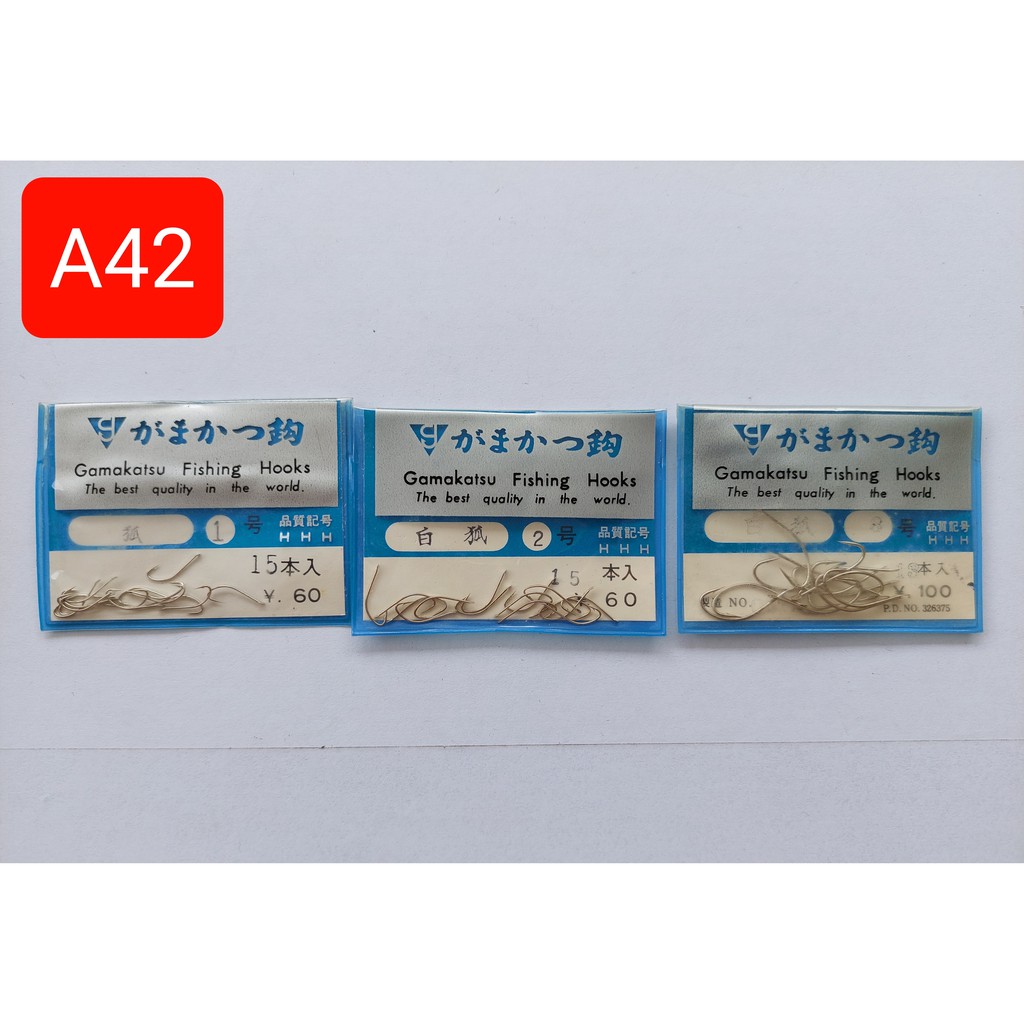 A42 # Kail Pancing Gamakatsu Akitakitsune Silver