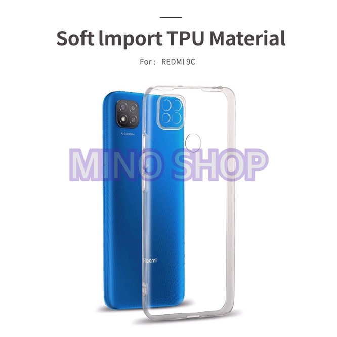 SOFTCASE TRANSPARAN XIAOMI REDMI 9C PREMIUM CLEAR SOFT CASE