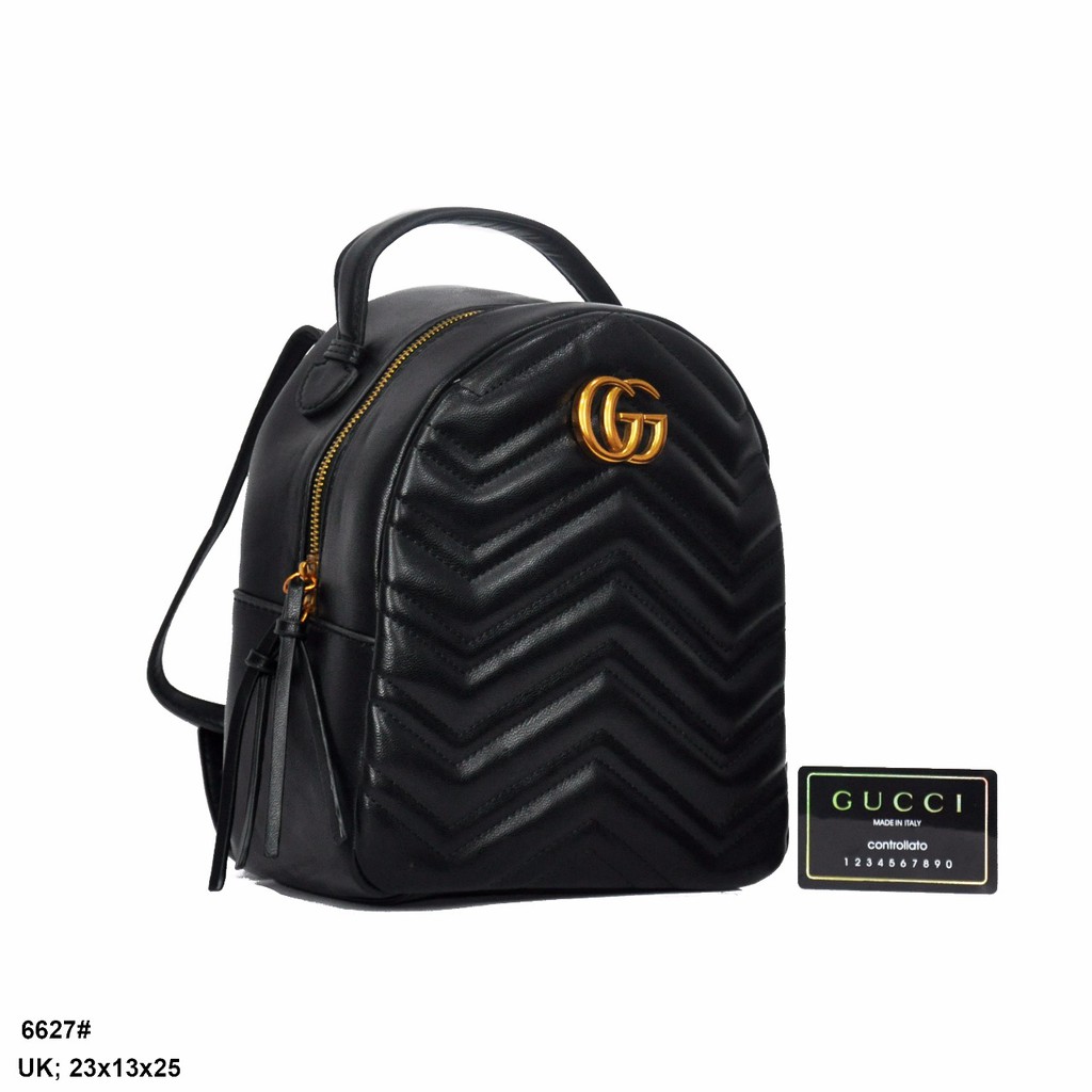 TAS RANSEL GUCCI MARMONT 6627 LAV RANSEL GUCCI KEREN RANSEL JALAN IMPORT  TAS BRANDED BATAM MURAH