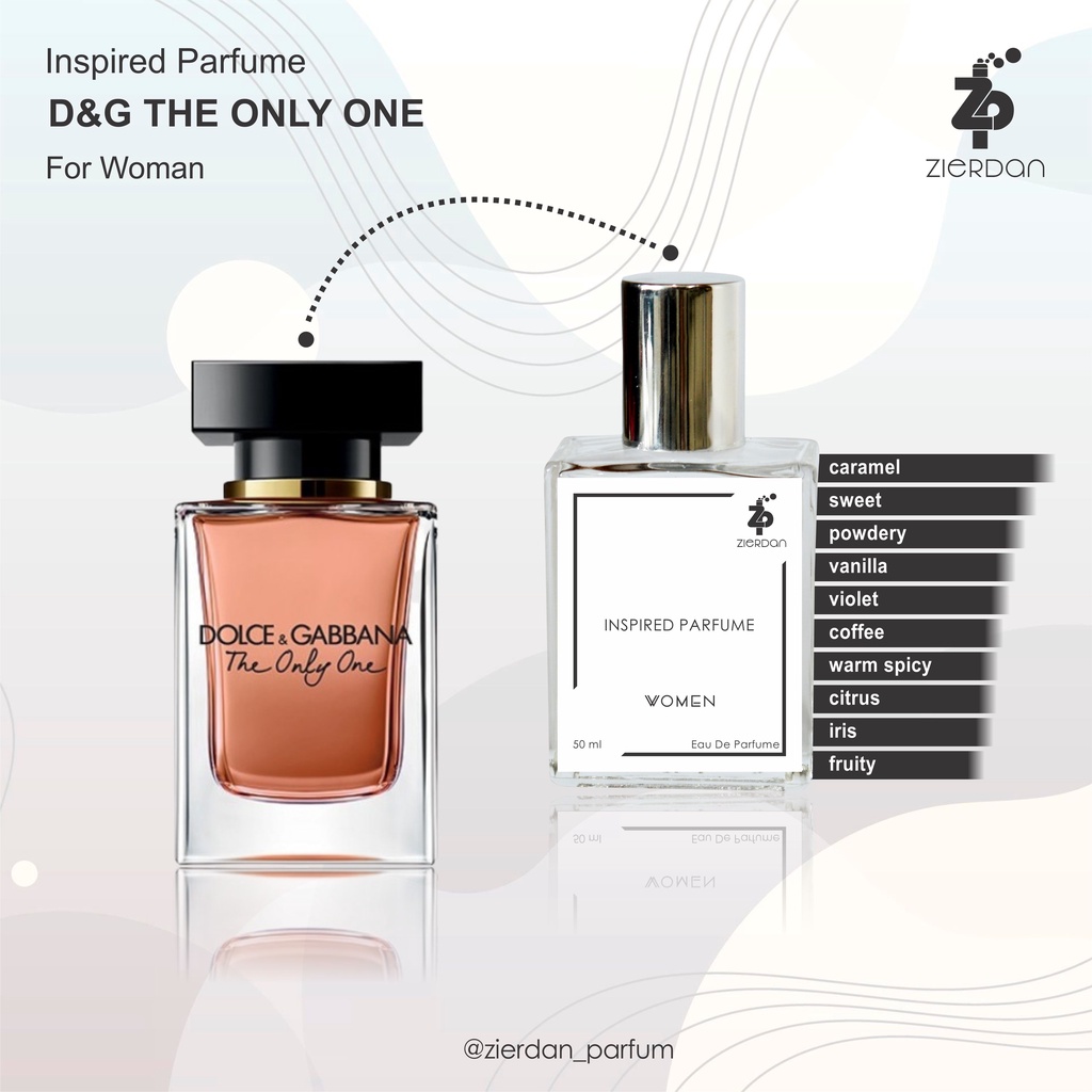 Zierdan Inspired Parfum D&amp;G The Only One Parfume Farfum Minyak Wangi Tahan Lama Wanita Cewek