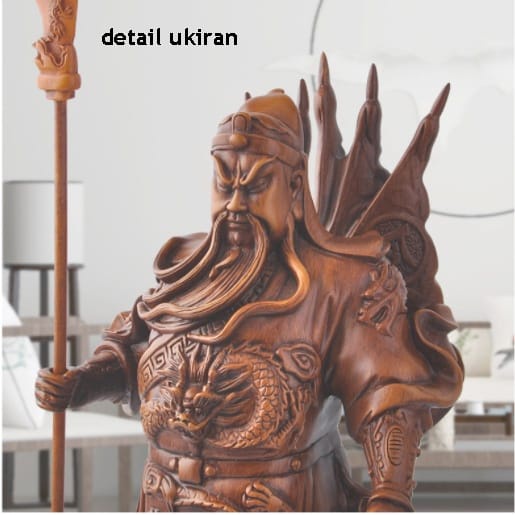 Patung Jendral Perang Kwan Kong/Guan Yu/Kuan Kung/Simbol Kebijaksanaan Besar