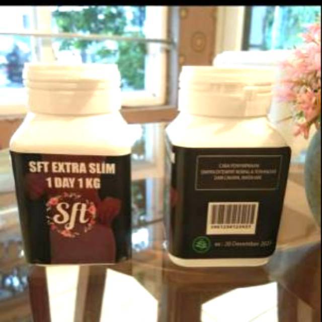 (GARANSI) Sft Extra Slim Original Pelangsing Badan 1Day 1Kg