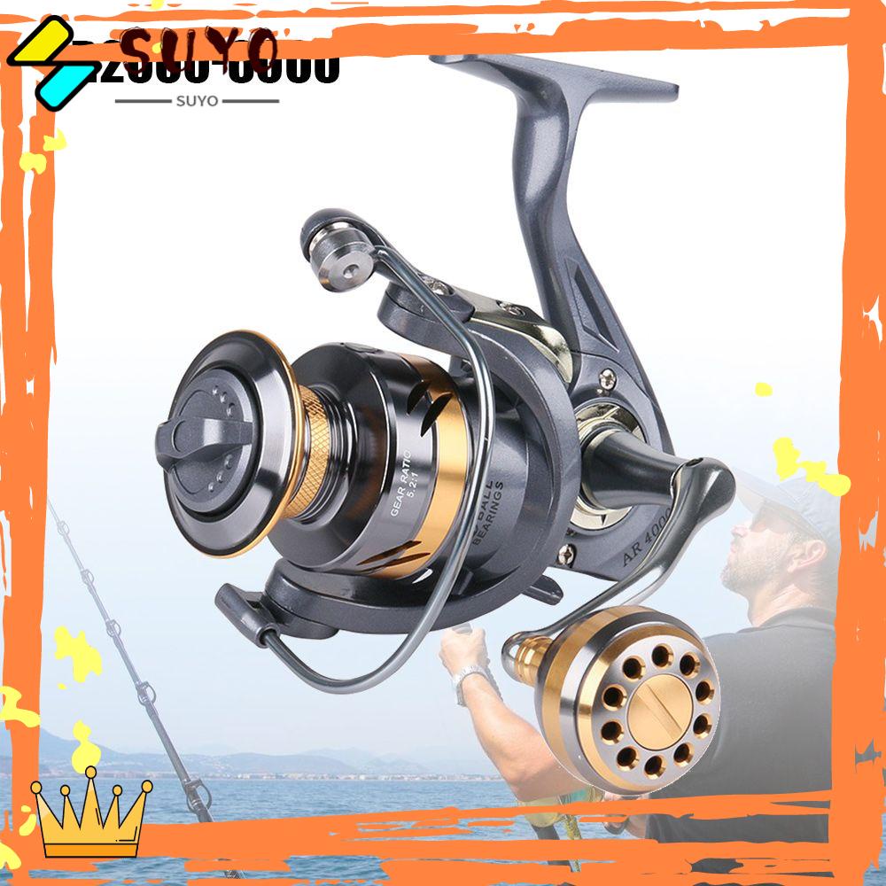 Suyo Reel Pancing Bahan Metal Untuk Outdoor / Camping