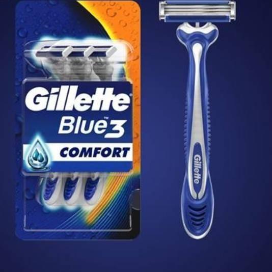 ✷ Gillette Blue 3 Comfort Comfortgel isi 4 Gilette ❊