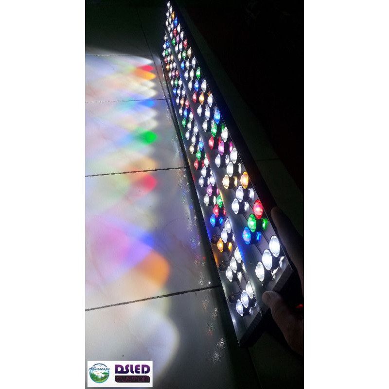 Lampu led hpl aquascape 72 watt aquascape diy ukuran, 50cm, 60cm, 70cm, 80, 90,100cm