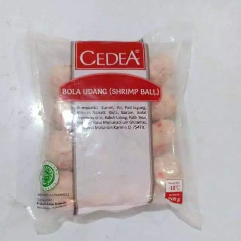 

Cedea shrimp ball / bola udang 200gr