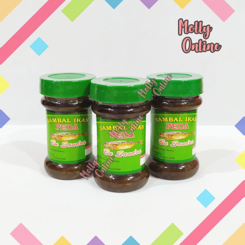 

Bu Sandra Sambal Ikan Peda Khas Surabaya Sambel Botol Pedas Peda Chili Sauce