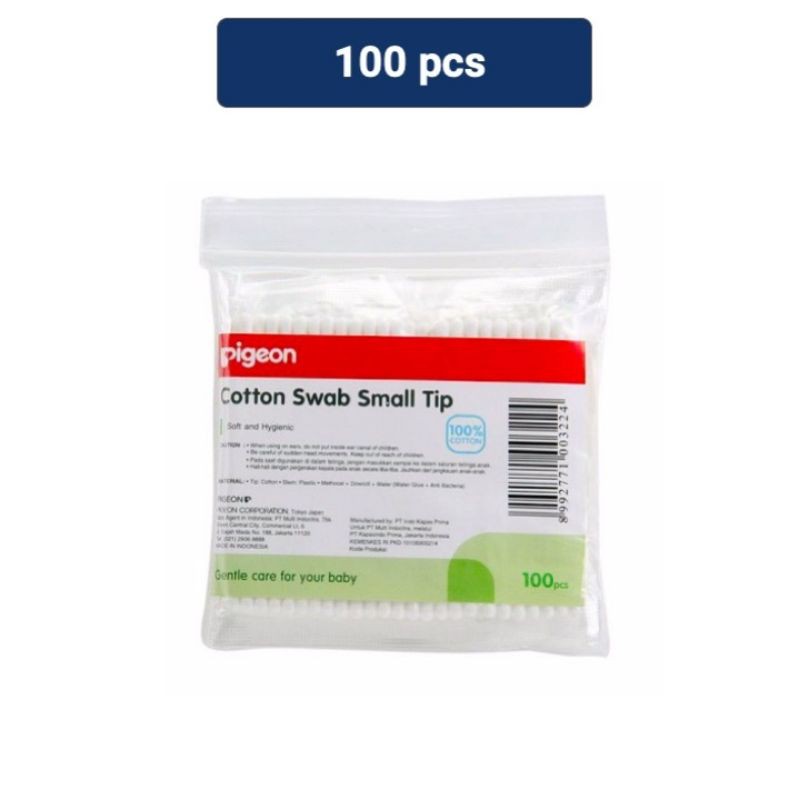 Pigeon Cotton Swab Isi 100 Pcs - Small Tip