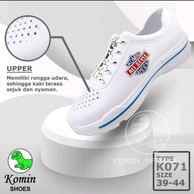 Sepatu Hitam dan Putih Cowok-Cewek Keren Murah 39-44