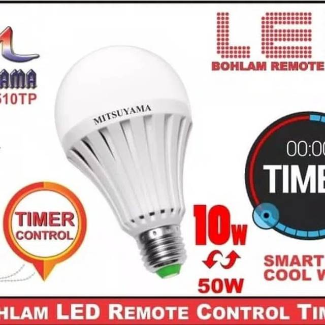 Bohlam LED Remote Control 10 Watt MITSUYAMA MS-Y0510TP