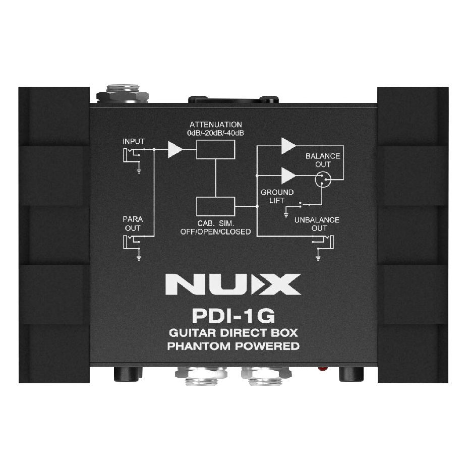 Phantom Powered Direct Box NUX PDI-1G DI BOX Guitar