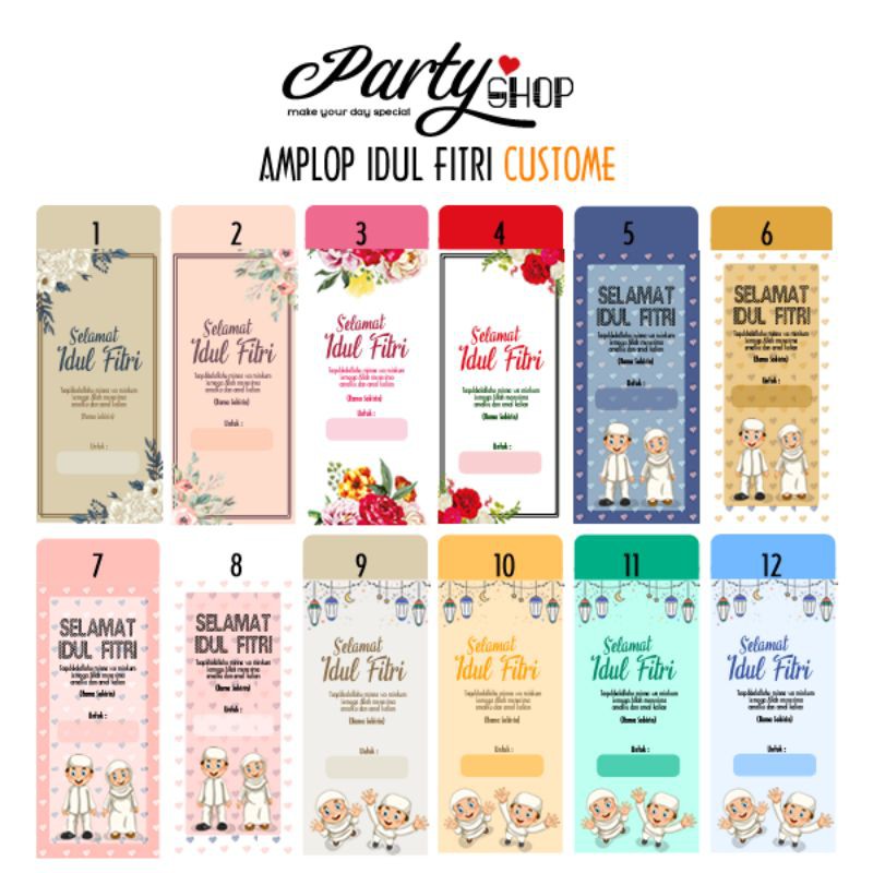 

Amplop Idul Fitri / Amplop Custom