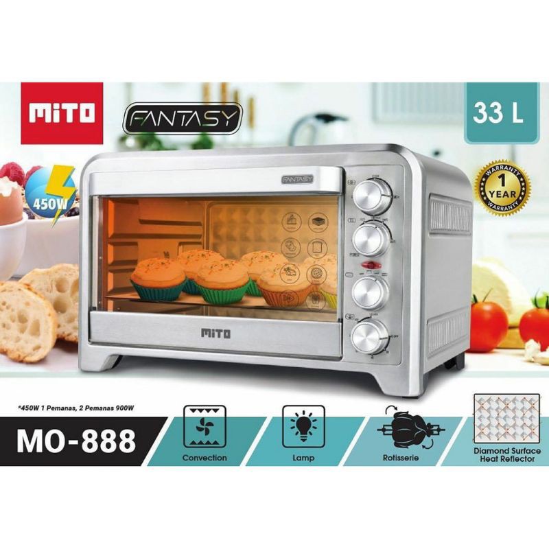 Oven Listrik Mito MO-888, 33liter