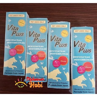 VITA PLUS 30ml Vitamin Tetes Kesehatan &amp; Bulu Kucing Anjing Vitaplus