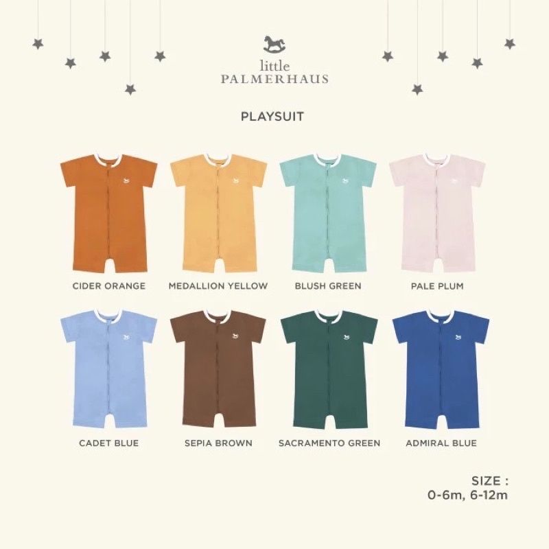 Little Palmerhaus Zippy Playsuit - Romper Bayi Anak