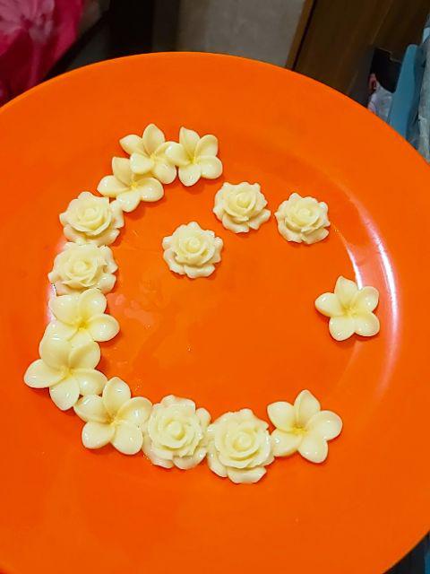 Cetakan Silikon / Silicone Mold Bunga Rose R1