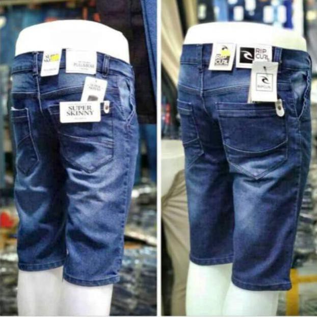 [[BISA COD]] Celana jeans pendek pria // celana pendek model pensil // celana jeans pendek strech