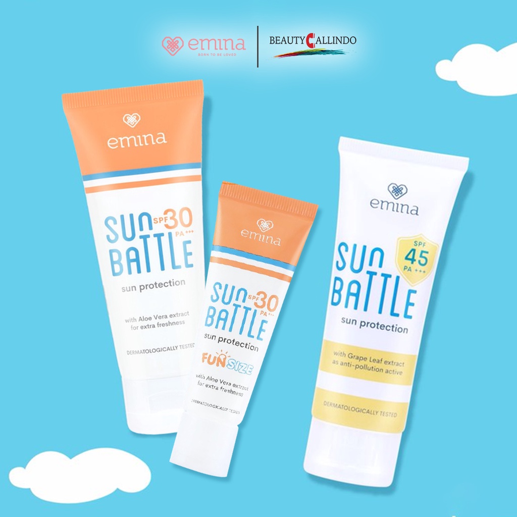 Emina Sun Protection Spf 30 | Sun Battle spf30 PA+++ | Sun Battle Spf45 PA+++ | Sunscreen | Sunblock