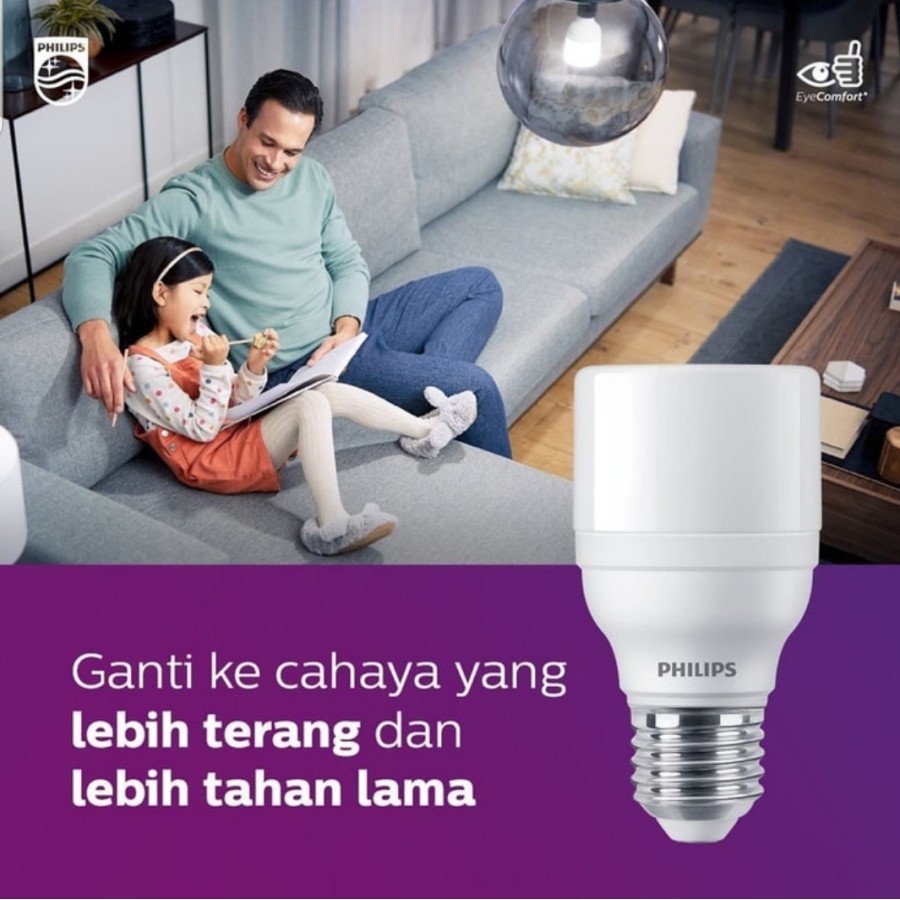 Philips Lampu LED Bright 20 W Putih Mycare E27 Bohlam LED 20 Watt CDL