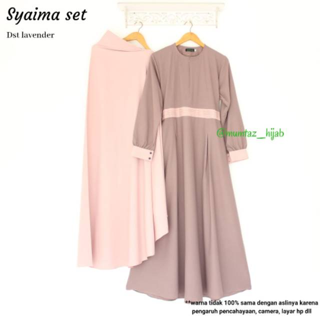 GAMIS SET CADAR SYAIMA Ori By:Mumtaz hijab