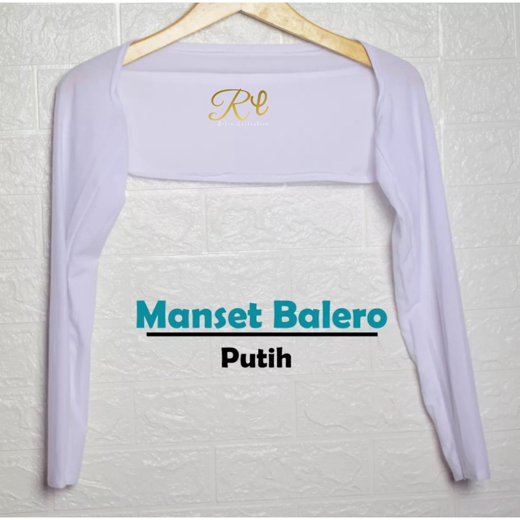 MANSET TANGAN COTRAY/MANSET SAMBUNG BOLERO-Putih