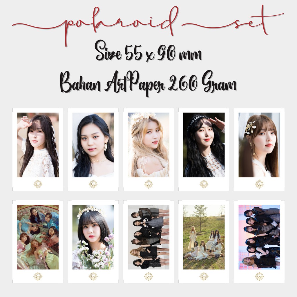 Polaroid Kpop Photocard Card Foto Kpop Gfriend Time For Us