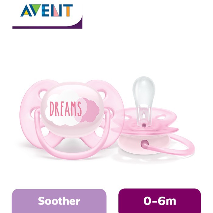 Philips Avent Soother Soft 0-6m dan 6-18m 1PC | Empeng Bayi