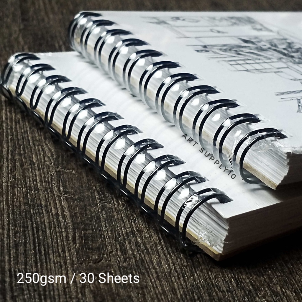 Sketchbook Academic Spiral 250g A6 Custom 30 Lembar-2