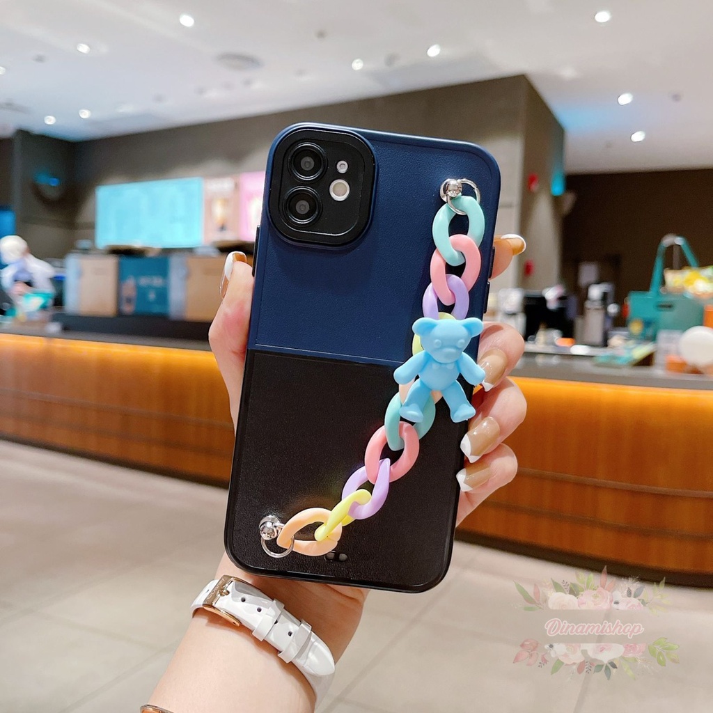 Gravity Plastic Case Fyp Rantai Boneka Macaron Procamera Oppo Vivo Samsung Realme Xiaomi Iphone