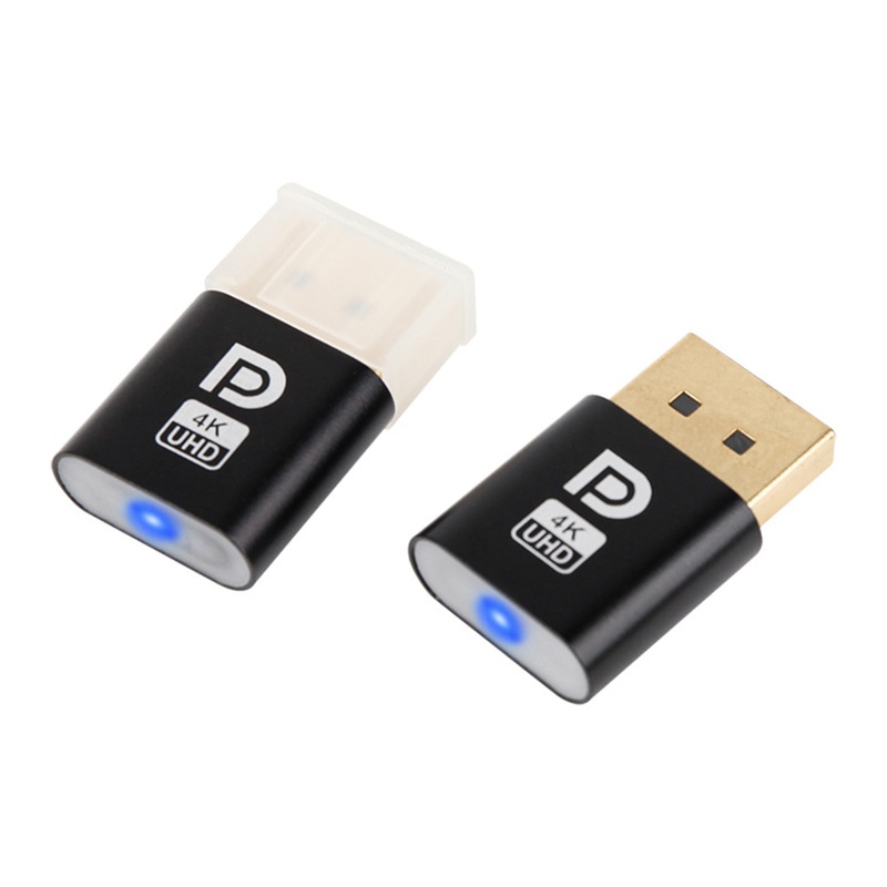 Btsg Virtual Display Adapter DP Display Port Dummy Plug 4K Emulator Hantu Tanpa Kepala