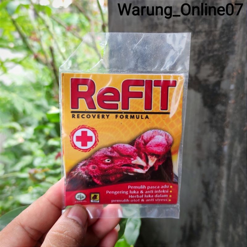 Obat Ayam Setelah Laga Jalu Aji Refit Plus 10 Kapsul - Obat Habis Tarung Meredakan Nyeri Jalu Menger