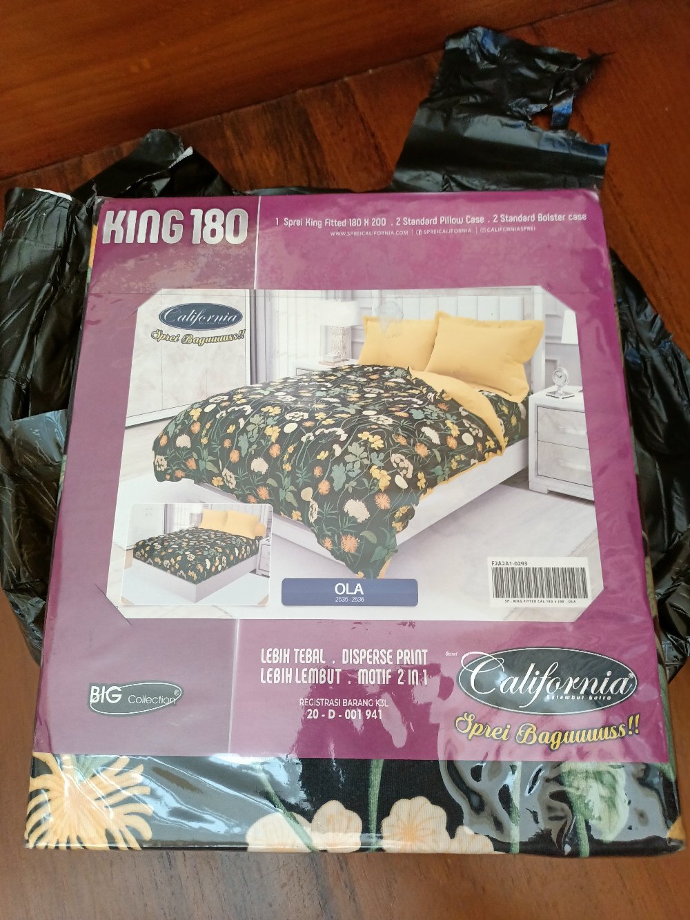 California Sprei 180x200 Mickey Mouse Shaba Vardia Lore Frozen Meow Ola Tropical Leaf - 180 160 Sp