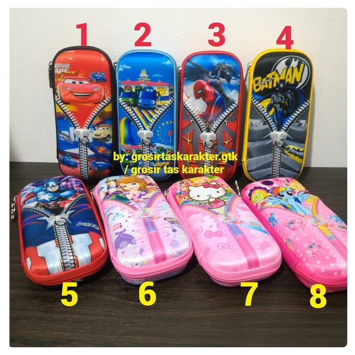 

Tempat Pensil Anak Captain Tayo Cars Frozen Pony Kitty Hardcase Kotak