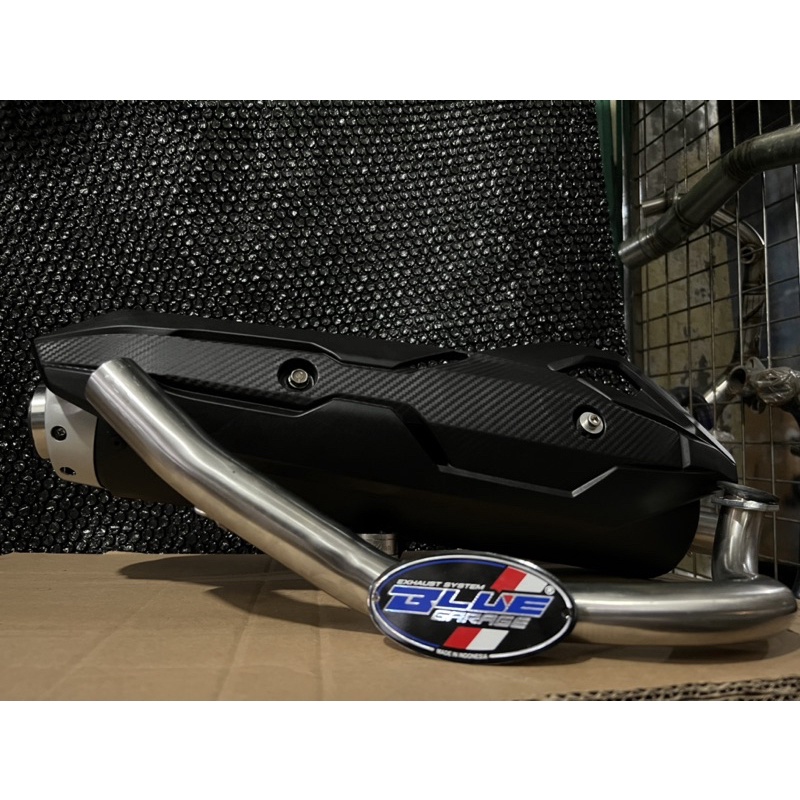 knalpot copy cms pcx 150 pcx 160 vario 160 knalpot blue garage leher kadut not knalpot copy cms tame