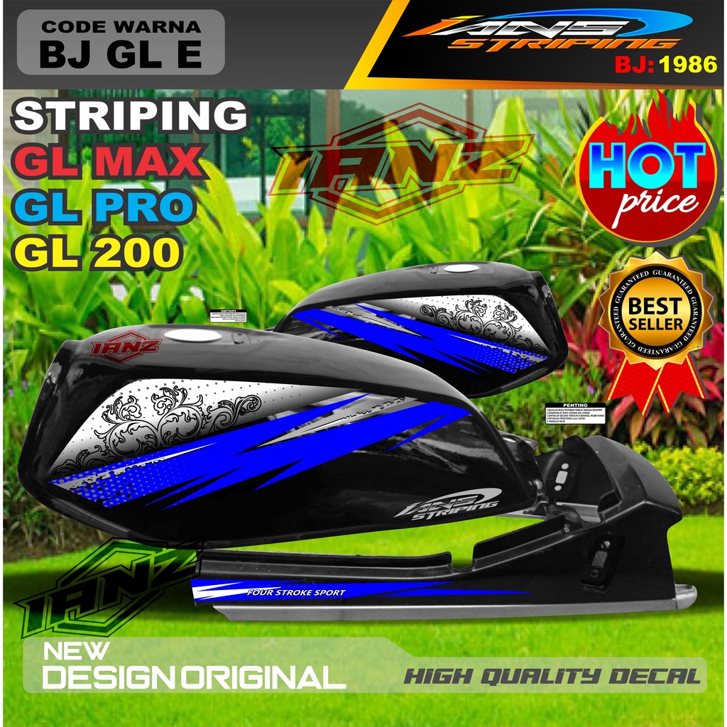 STRIPING GL MAX GL PRO GL 100 NEW DESAIN / STIKER GL VARIASI TERBARU / STRIPING GL TERMURAH / COSTUM STRIPING GL TERMURAH