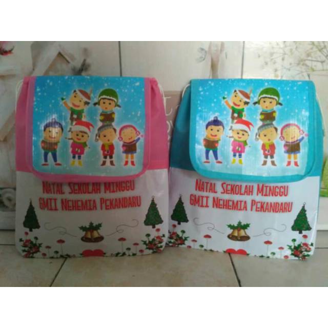 

tas souvenir natal model ransel banner custom