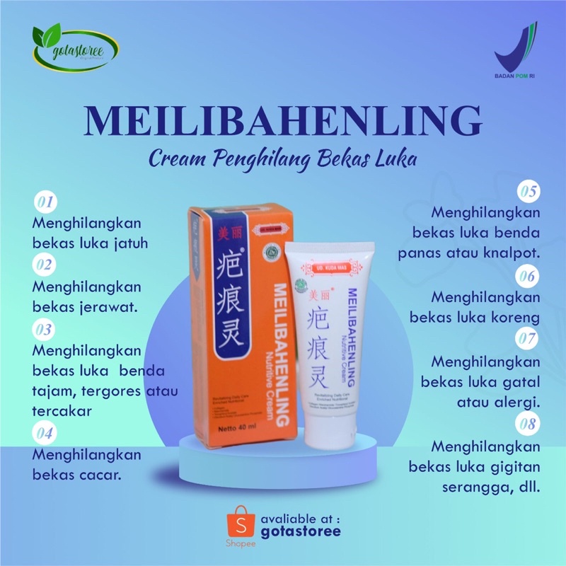 MEILIBAHENLING | PENGHILANG BEKAS LUKA