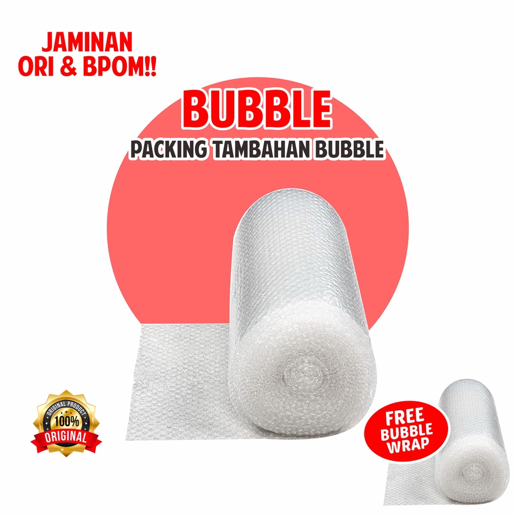 

EXTRA BUBBLE WRAP PACKING TAMBAHAN SUPAYA LEBIH AMAN