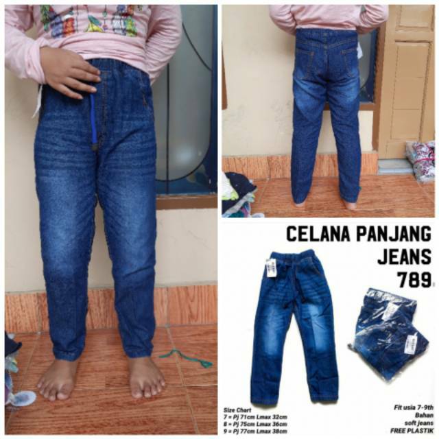 Jeans anak celana denim celana jeans anak 6 9 tahun Jeans anak celana denim celana jeans anak 6 9 tahun