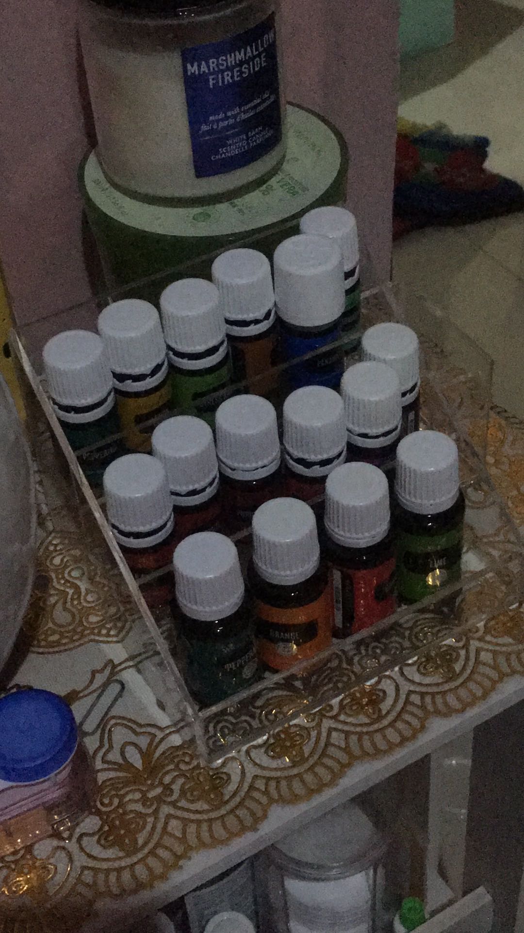 Acrylic Akrilik Tempat Kutex/rak Essential Oil 3sussun