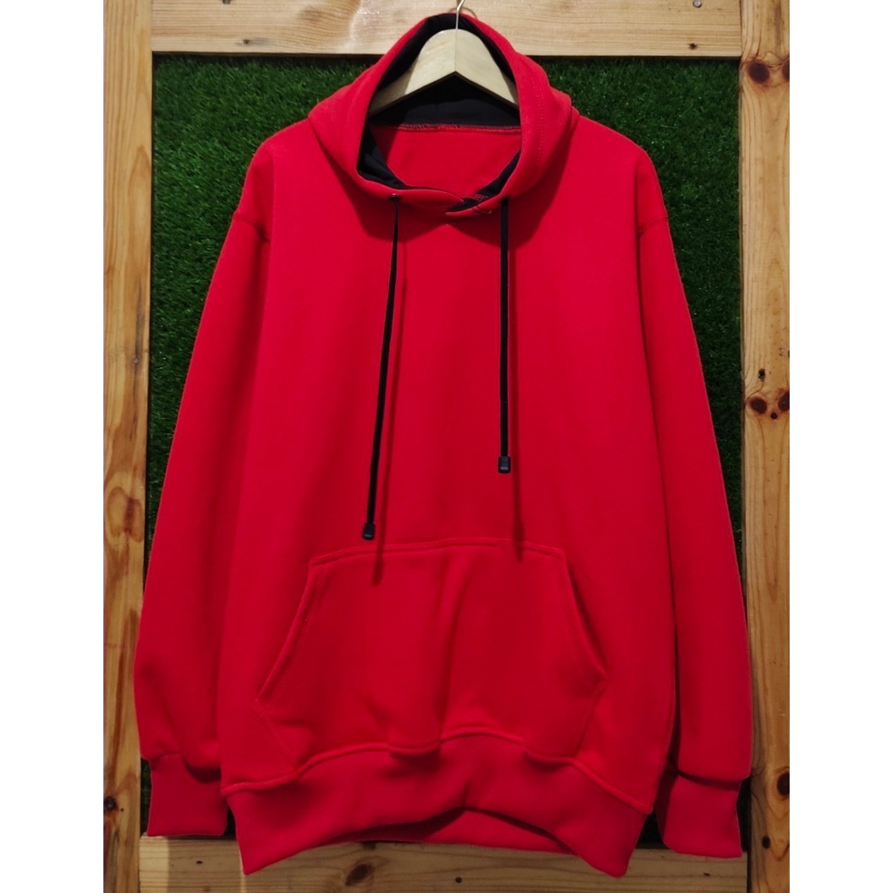 Sweater Pria Polosan Original Distro Bandung Jaket Cowok Cwek Terbaru Switer Pria Wanita Oversize ABU MUDA