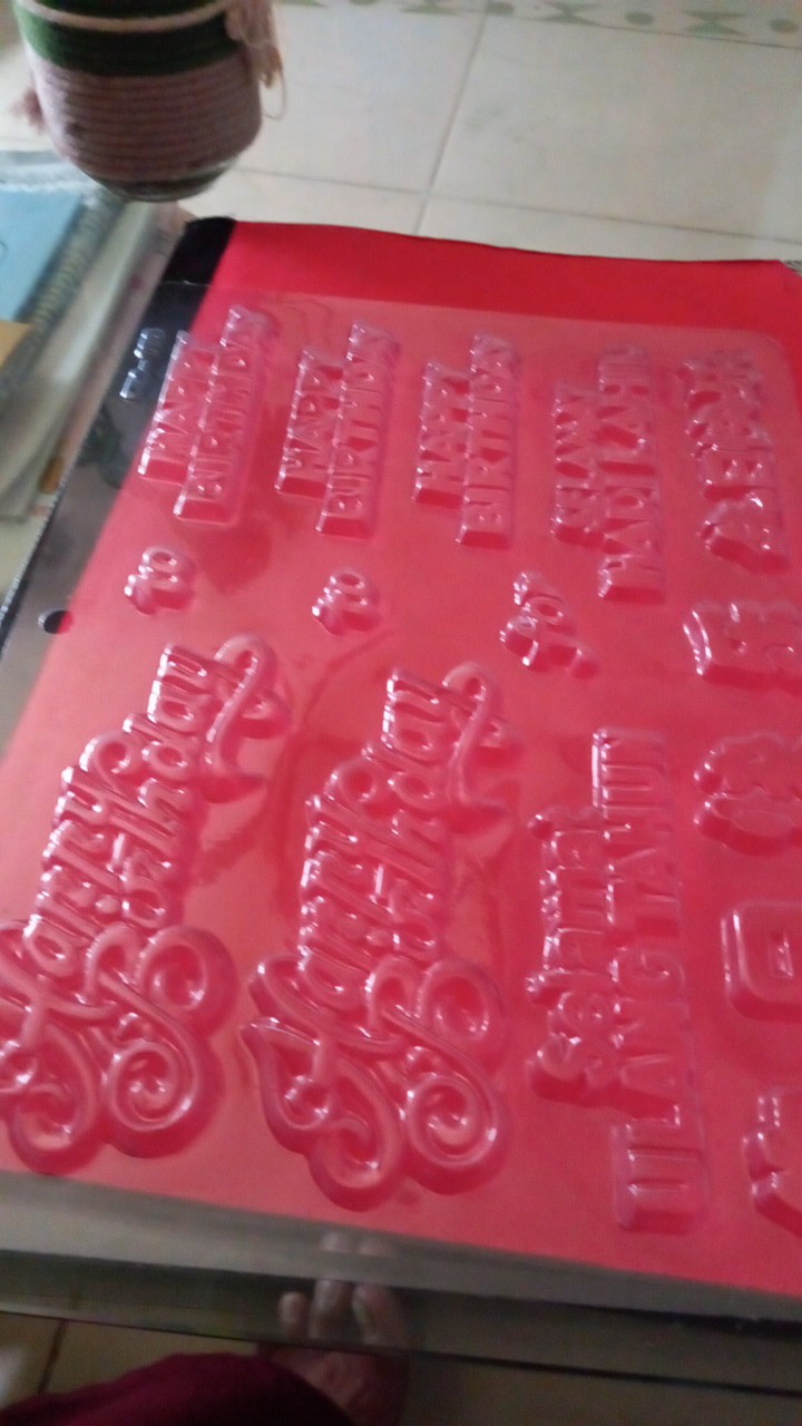 Cetakan Coklat Happy Birthday Cetakan Mika Ucapan