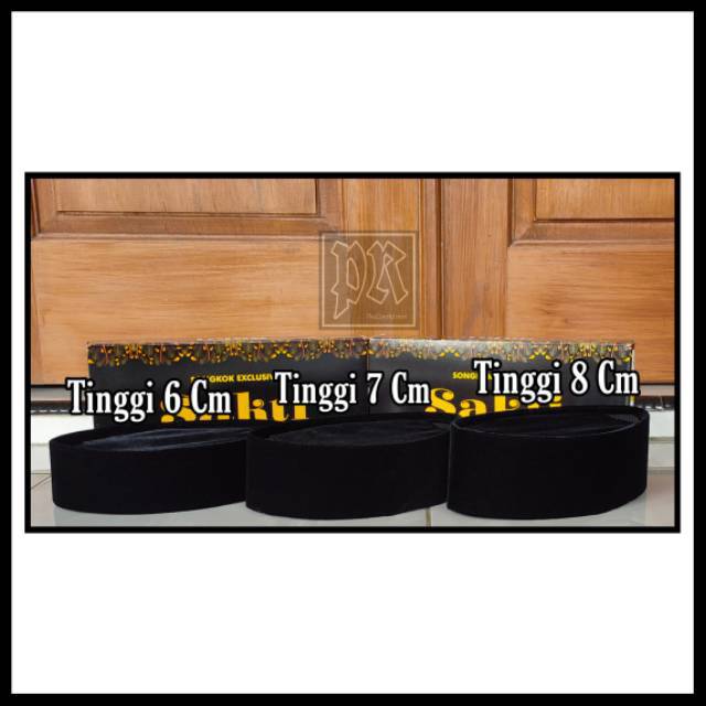 Peci Kupiah songkok Tinggi 6 7 8 AC PECI HITAM TINGGI 7CM 8CM 6CM KOPIAH SONGKOK PECI TINGGI 7CM AC