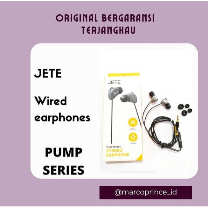 EARPHONE JETE