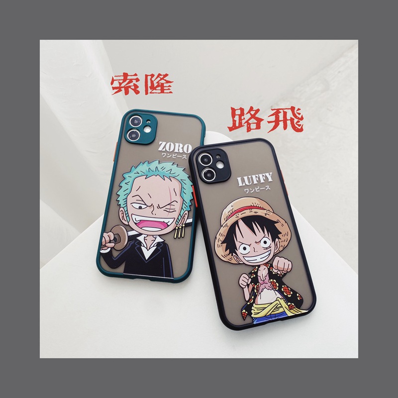 Handsome Luffy Hard Case iP iPhone 7 8 + Plus SE 2020 11 Pro Max X XR XS Max 12 mini Pro Max Skin Feel Casing