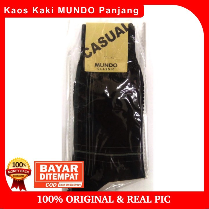 Kaos Kaki MUNDO Panjang Kantor Kerja Sekolah