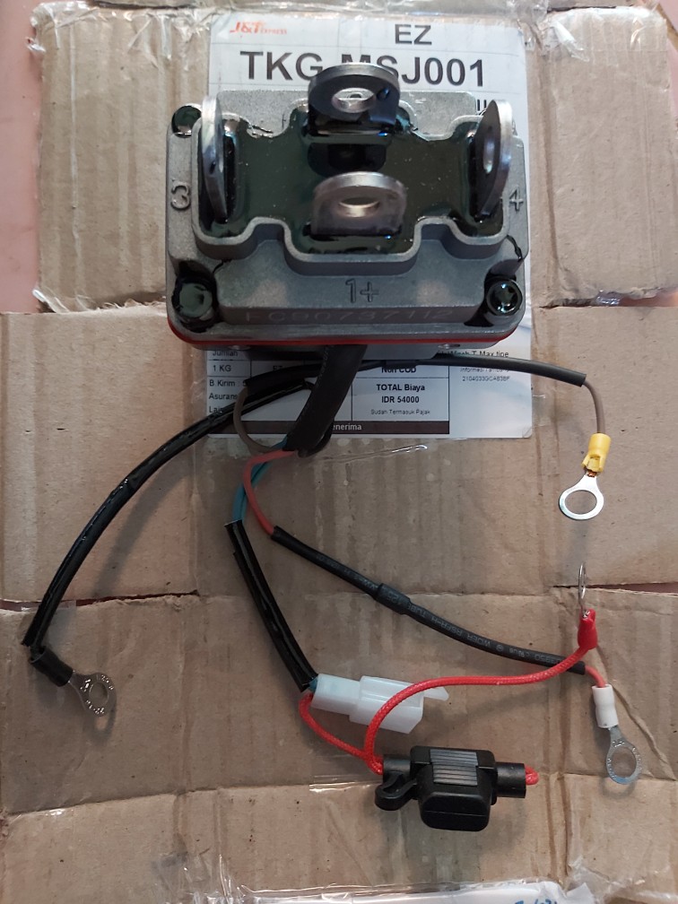 T-max Integrated Solenoid 12 Volt Untuk Winch T-max Tipe Ew Series