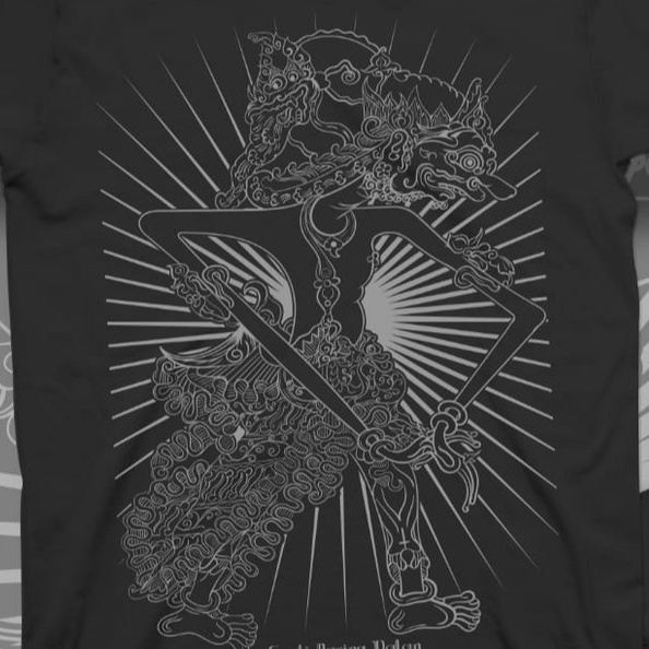 Kaos wayang jawa Baju kaos budaya adat jawa wayang kulit arjuna Kaos gambar wayang klasik Kaos jawa