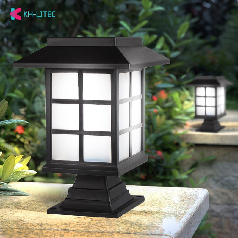 Lampu Taman Lampu Pagar Lampu Tancap Model Antik Retro Solar Panel Tenaga Surya Penerangan Pagar tenaga matahari surya Garden Ground Plug Warm Light Solar outdoor LED landscape lawn light big room light new solar light small palace light garden garden