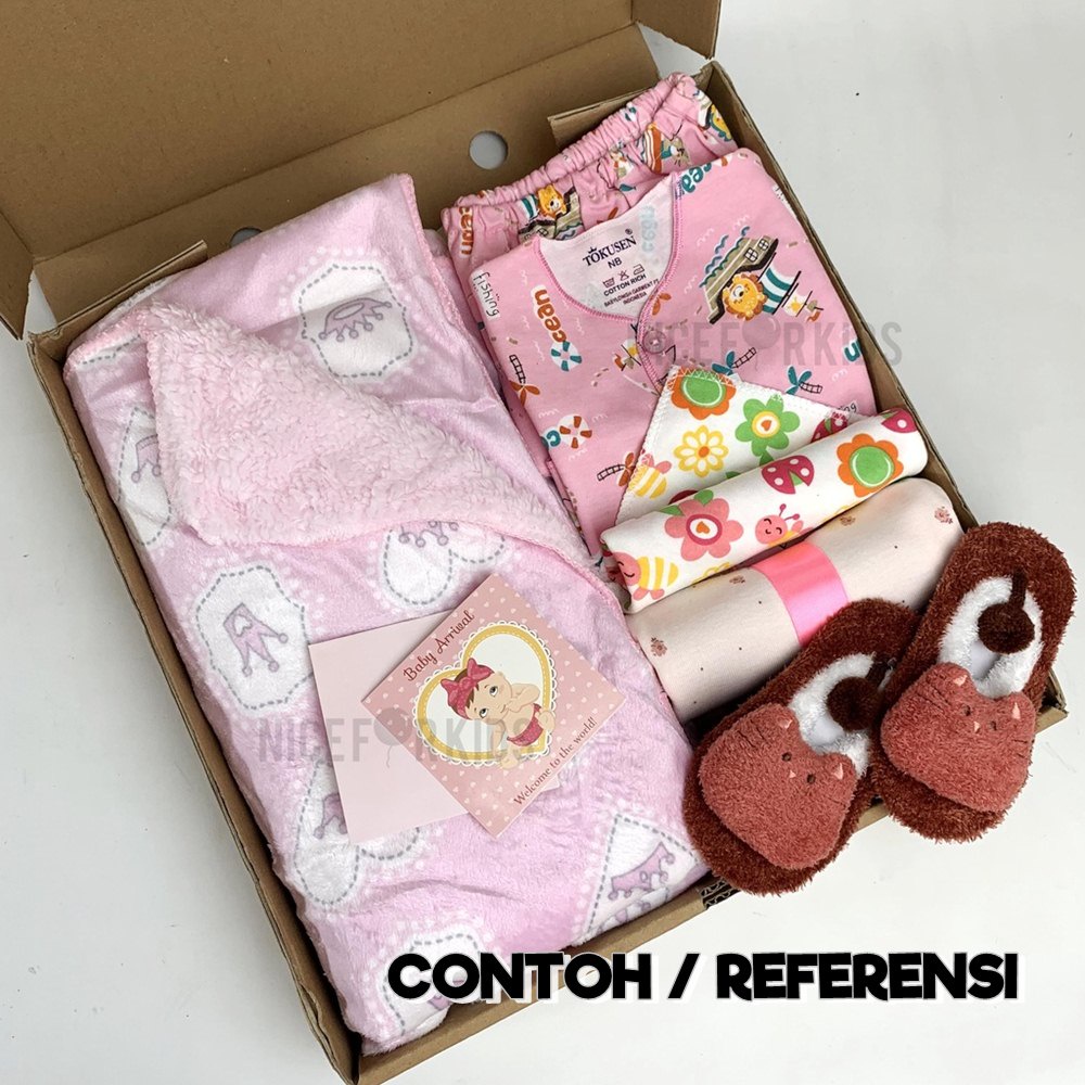 Hampers Baby Signature Gift Set Paket Kado Bayi Baru Lahir